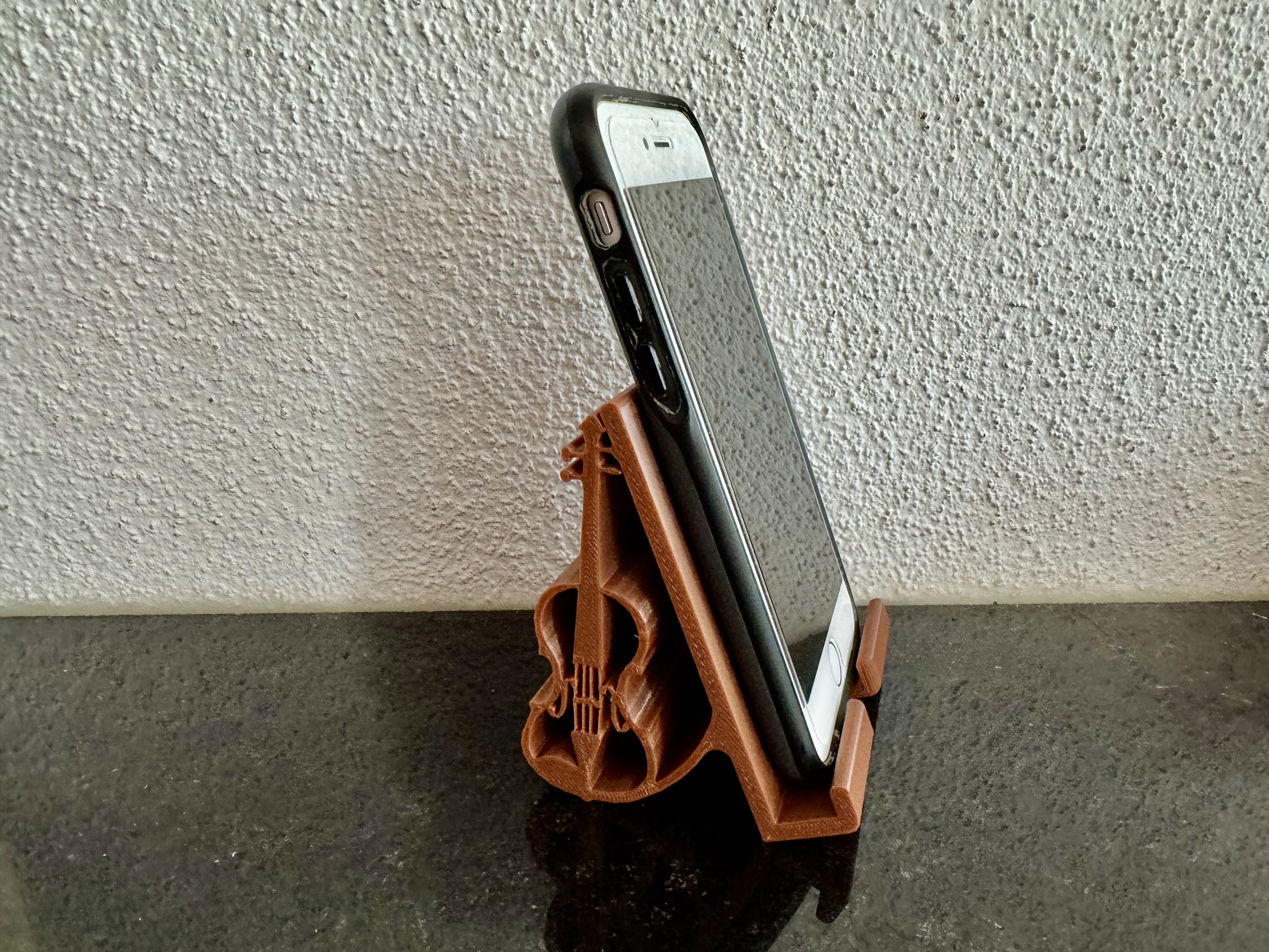 Cell phone stand holder violin mobile stand holder easy to print gift present for musicians - Handyständer Violine Geige