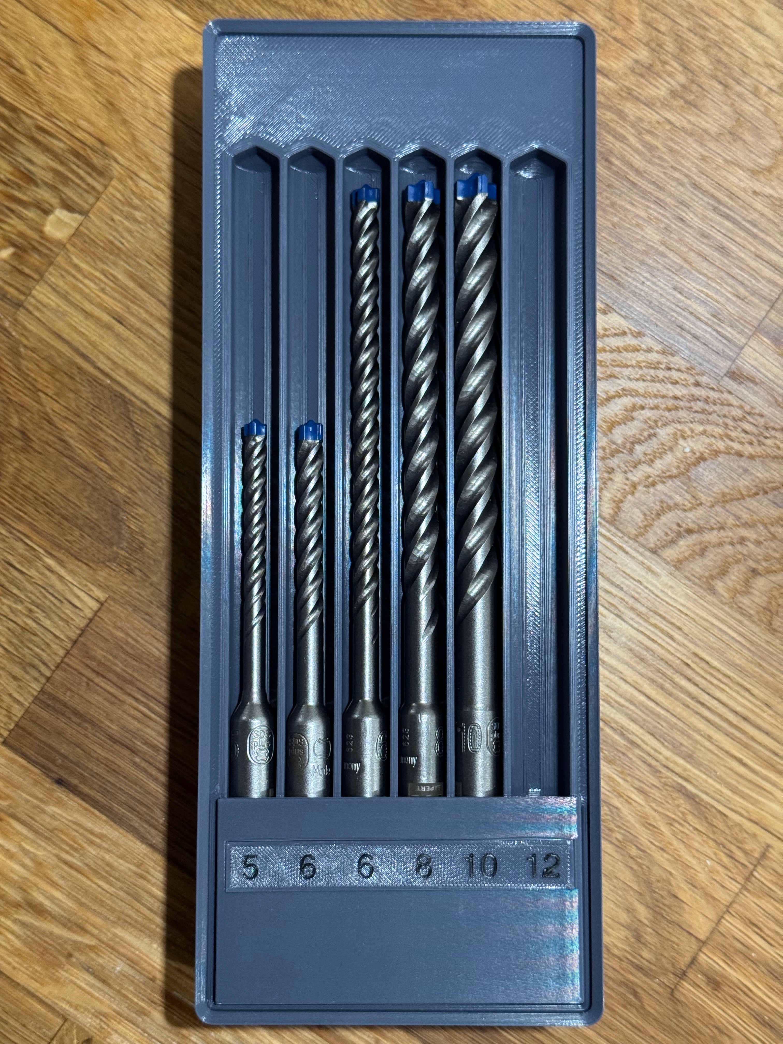Miniatura 2 do modelo 3D Gridfinity SDS-Plus Drill Holder