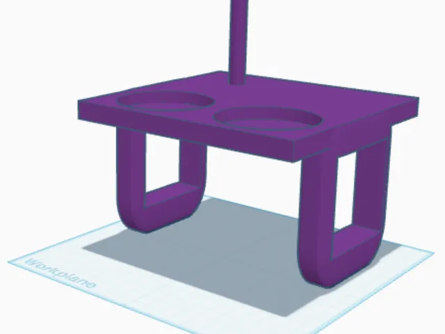 Armrest Table (Crochet Version)