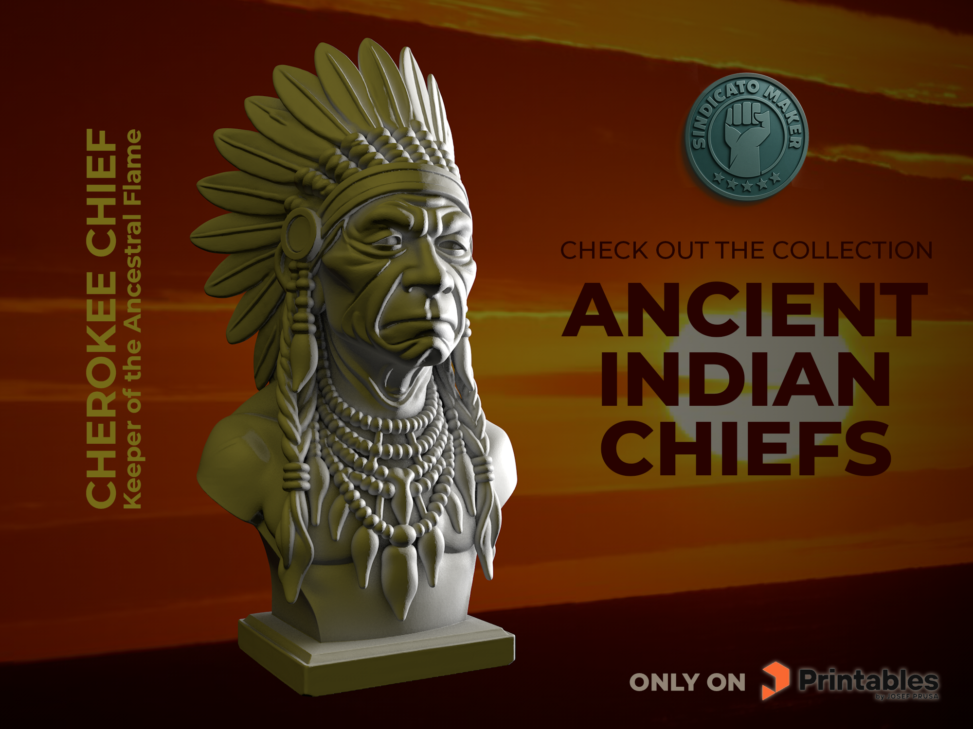 Cherokee chief - Keeper of the Ancestral Flame