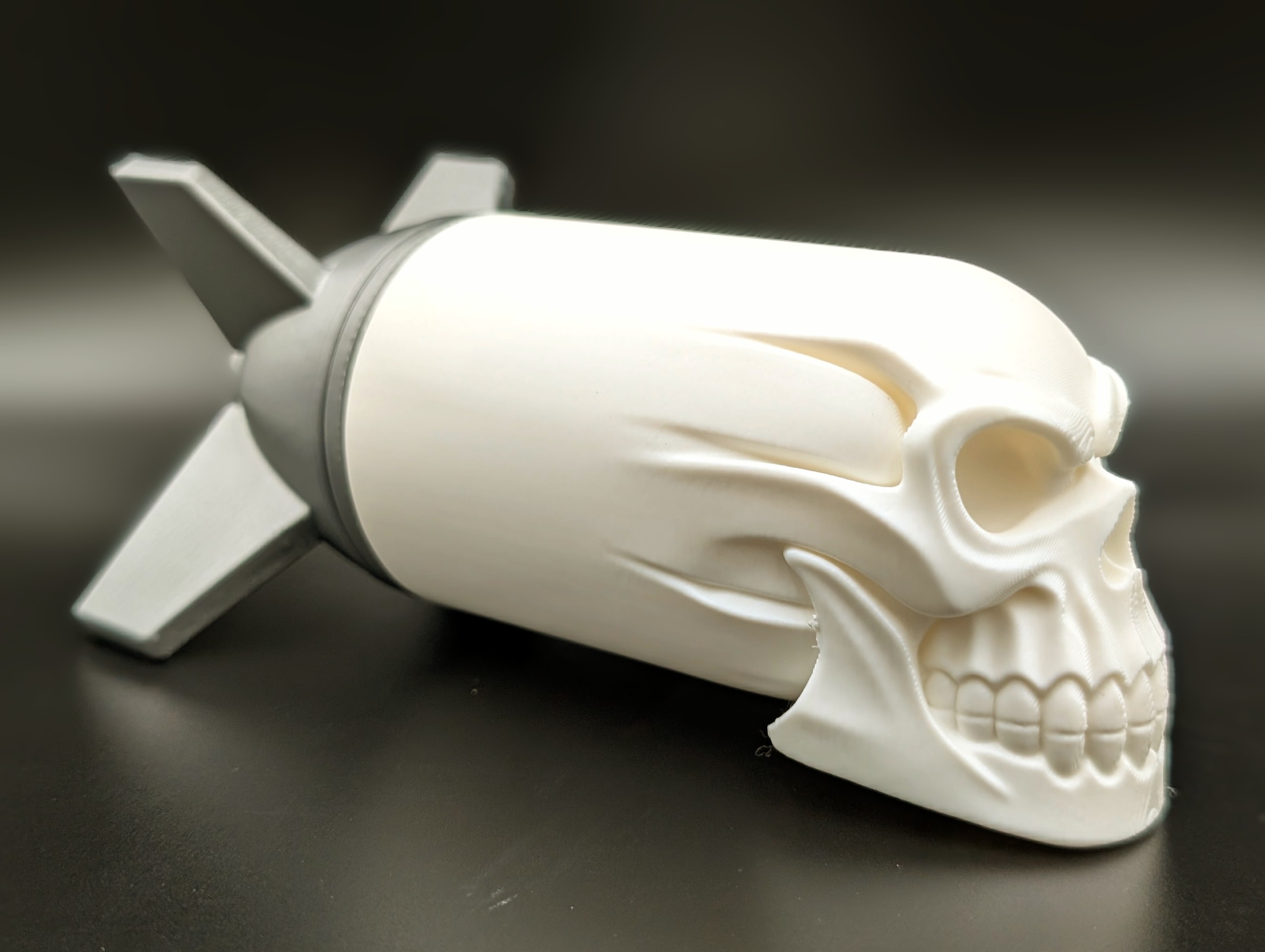 Skull Nuke - Dark Shelf Decor