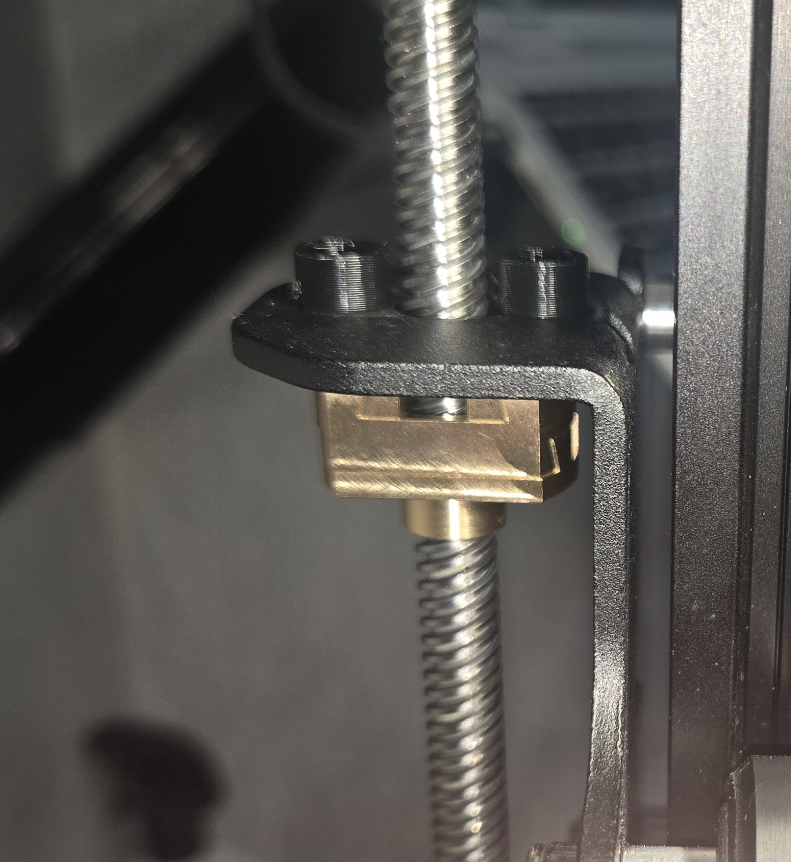 Alternate spacers for Ender 3 S1 Pro Z Axis.