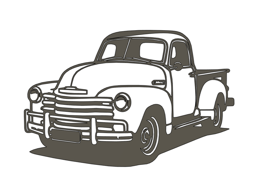 1950's Chevy Wall Art