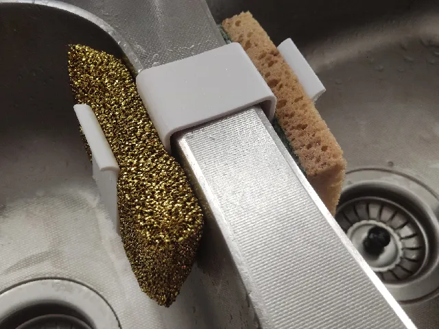Sink sponge holder