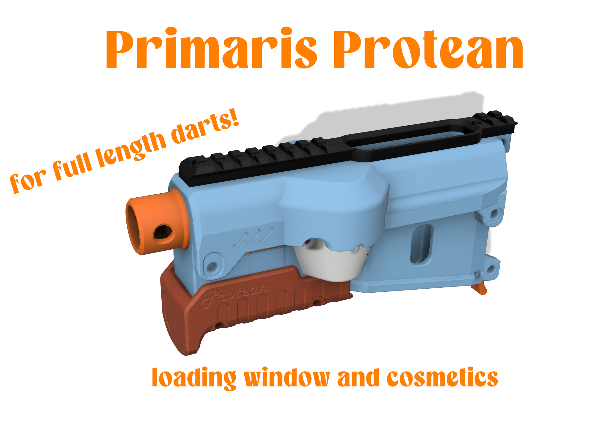 Primaris Protean - full-length loading window and cosmetic kit 3D model thumbnail