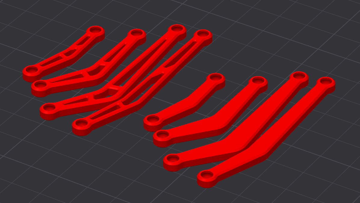 Axial SCX24 High Clearance Suspension Links - Deadbolt / Betty