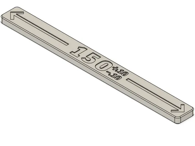 150mm Shrinkage calibration test bar