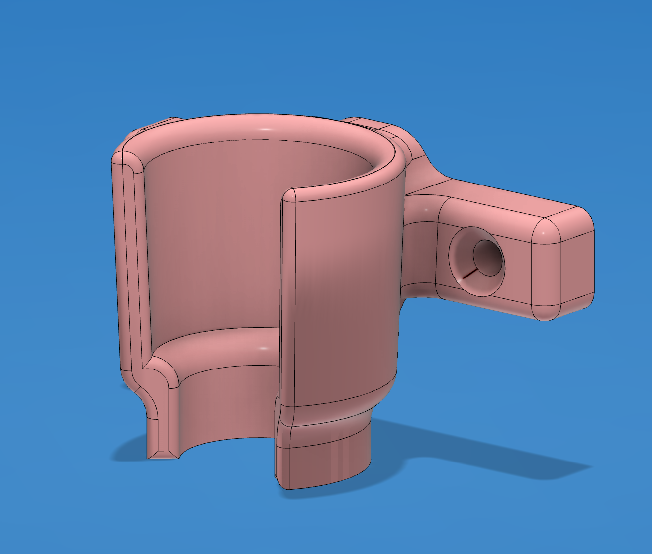 Ducha higienica suporte - toilet shower head holder 3D model