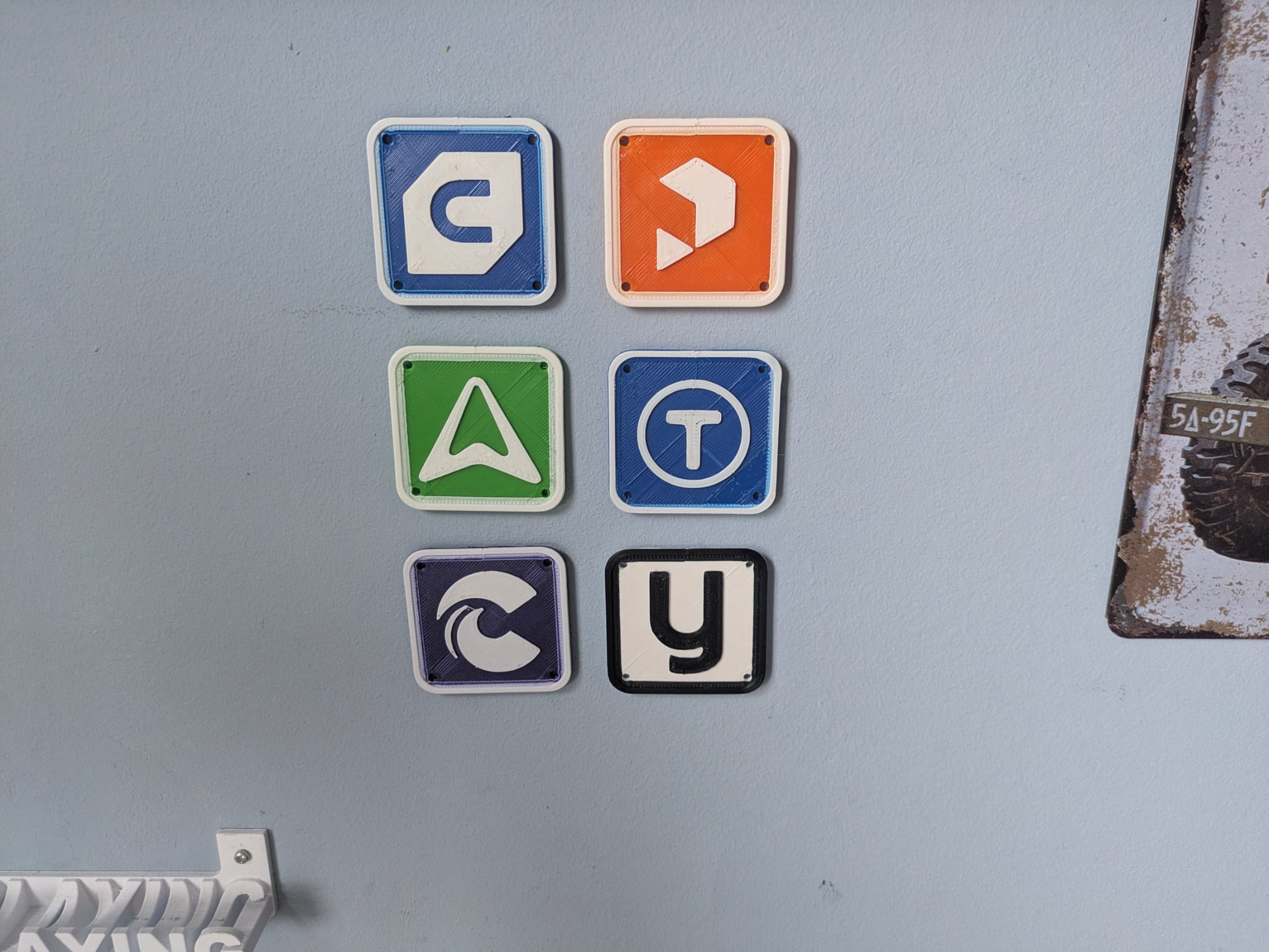 3d printing and designing logo wall signs