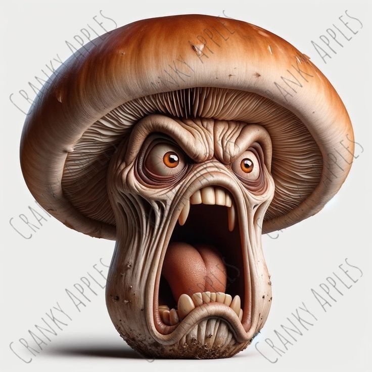 Miniatura 2 do modelo 3D Screaming Mushroom