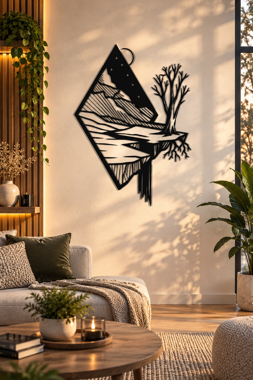 WallArt - Stars Nature Night