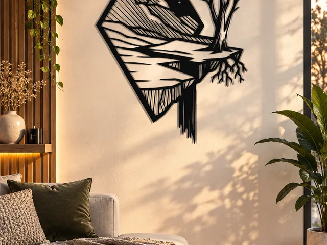 WallArt - Stars Nature Night