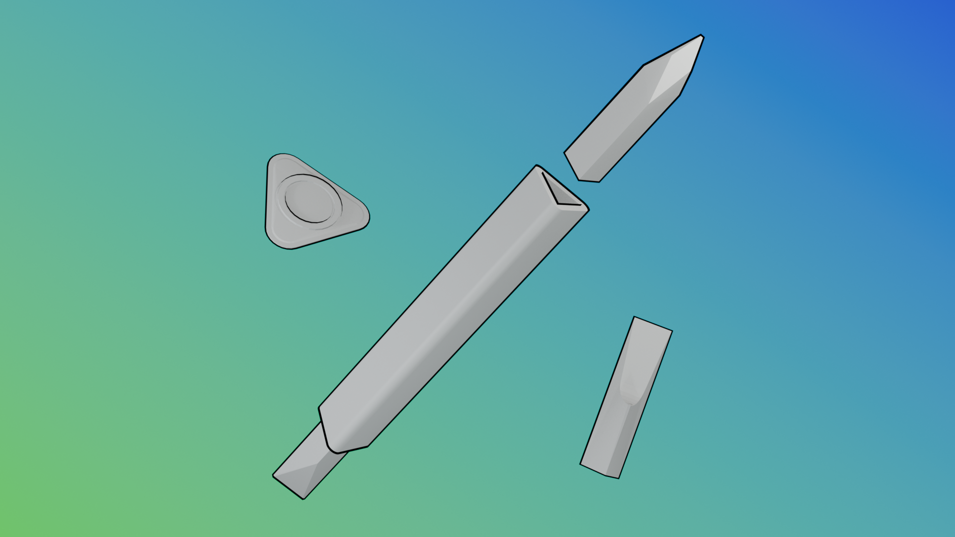 Spudger With Swappable Tips
