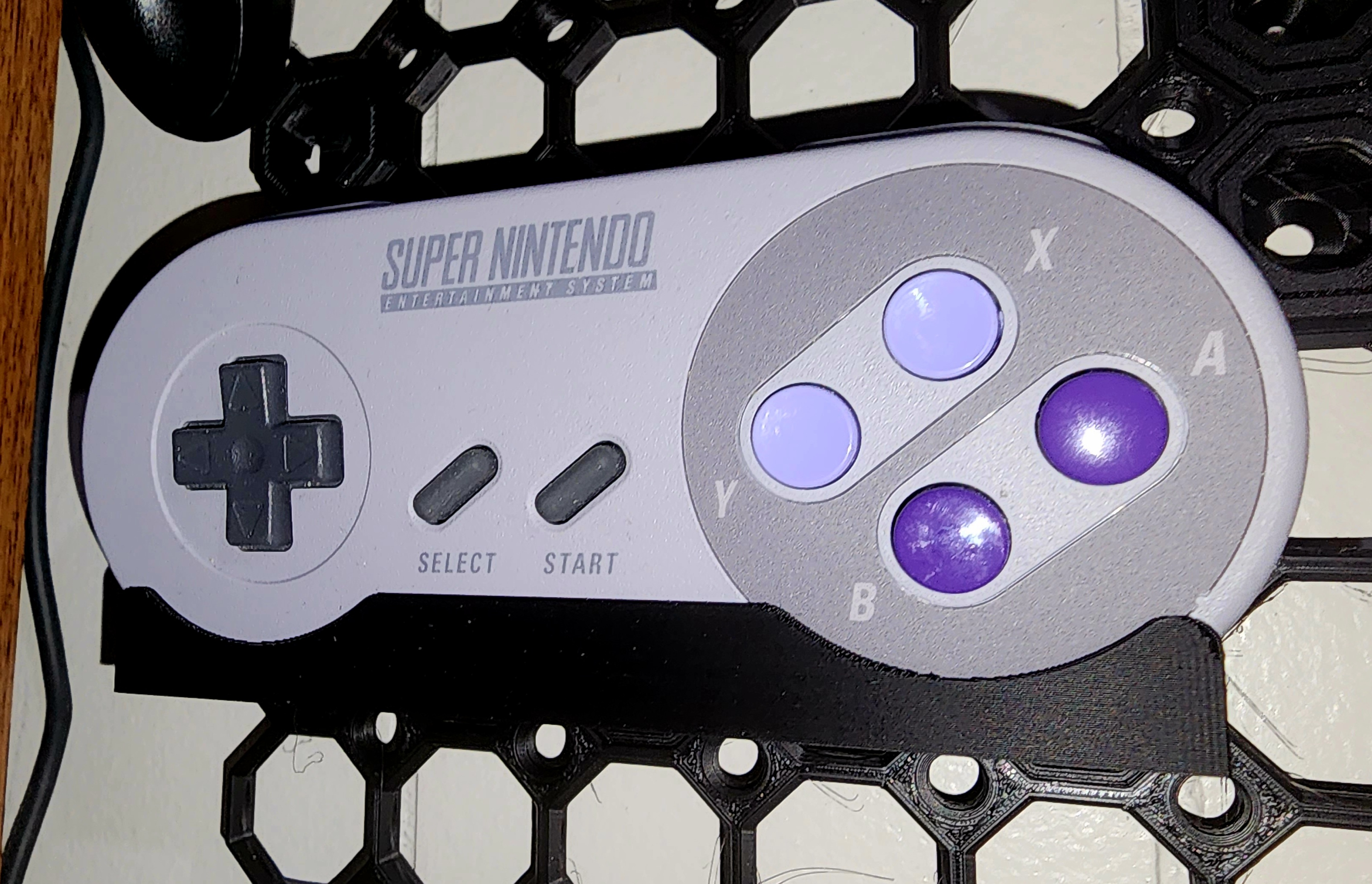 SNES Controller Multiboard PushFit Mount