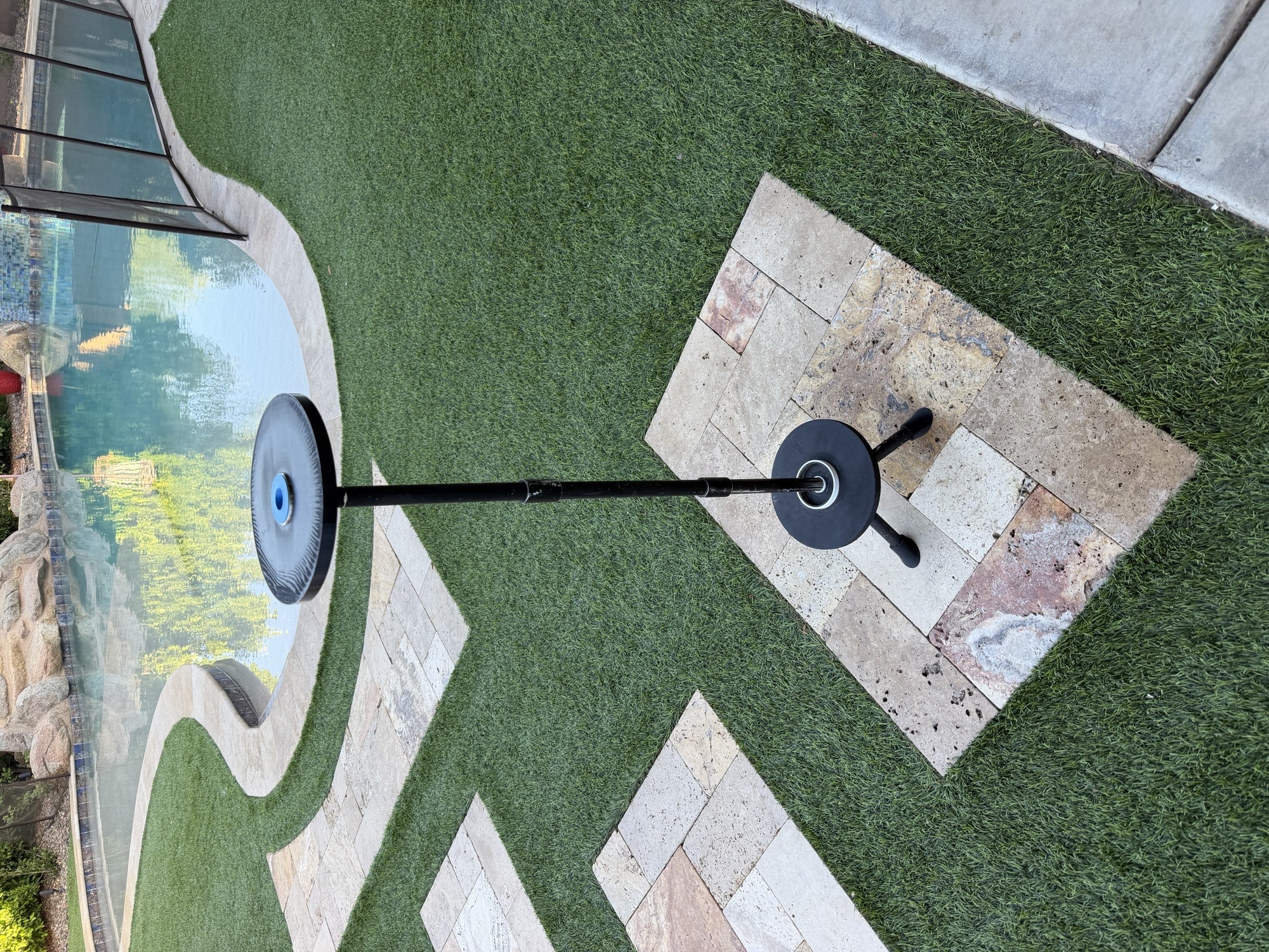 Spinning Pool Filter Cleaning Tripod