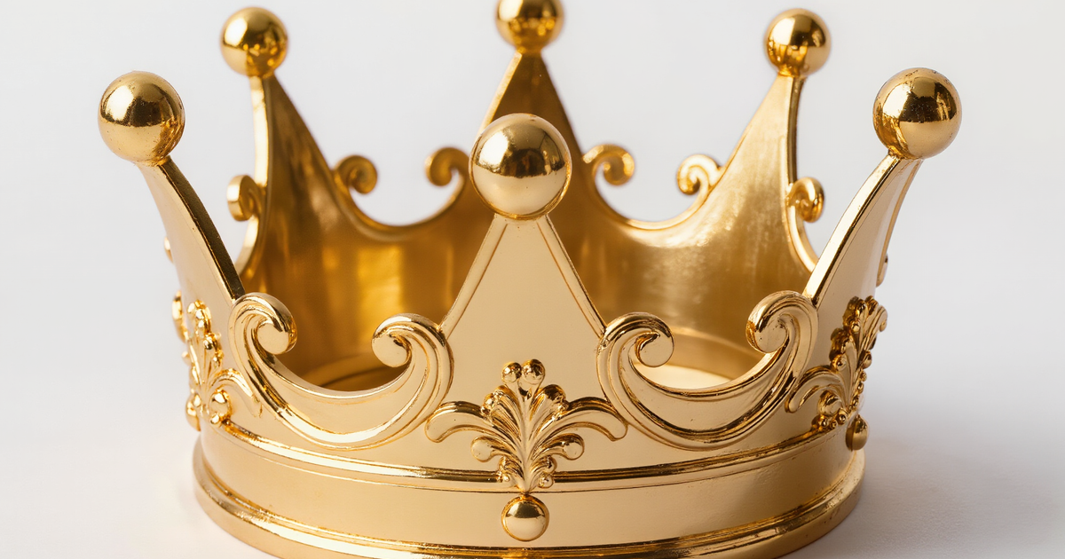 Royal Crown – Classic Decorative Crown (STL) 3mf by SanderProps ...