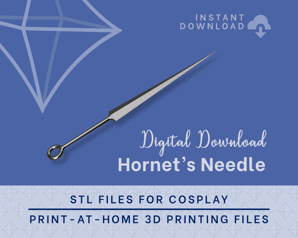 Hornet Needle STL Files - Hollow Knight: Silksong Cosplay Prop (Digital Download)