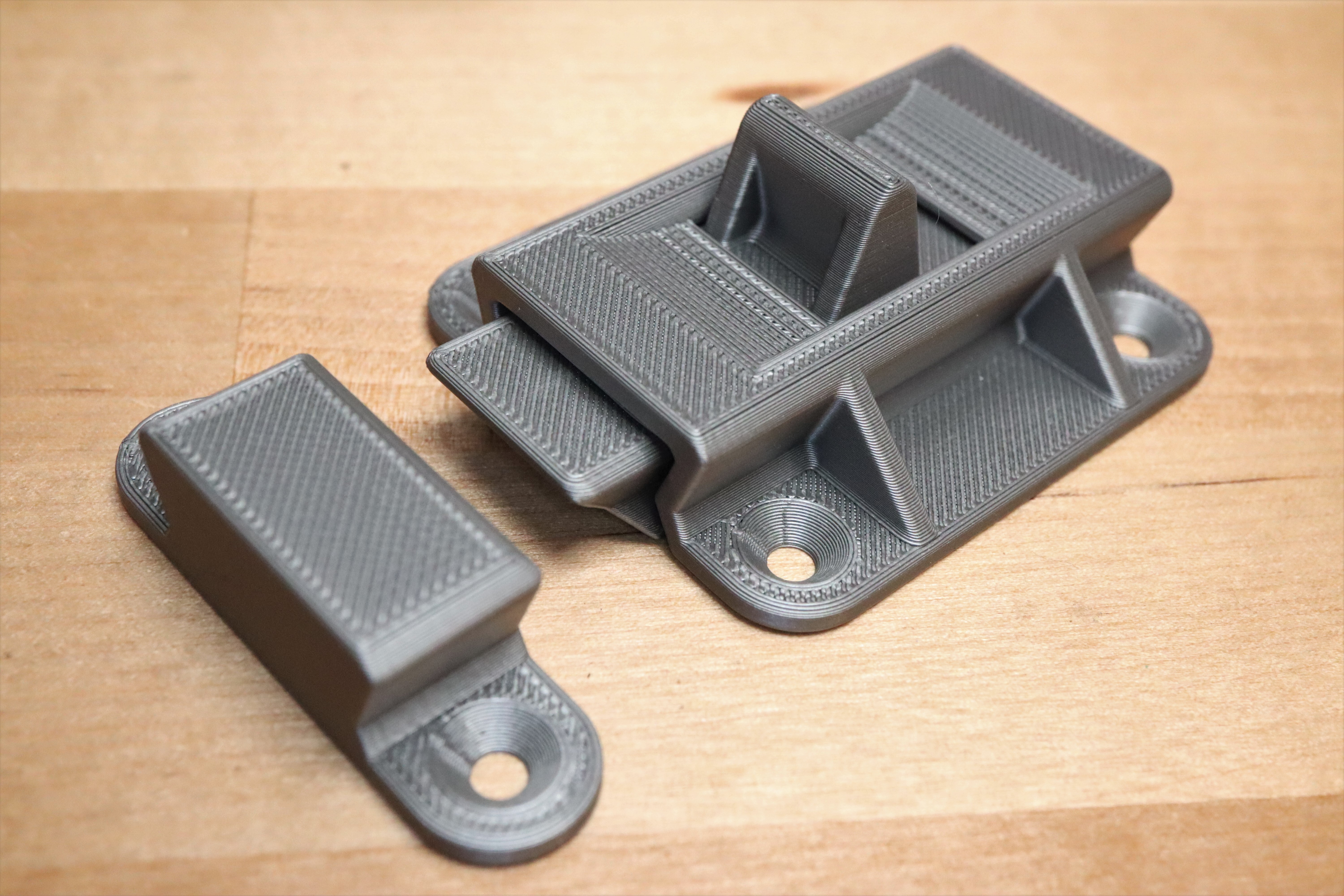 Spring Loaded Slide Bolt Latch