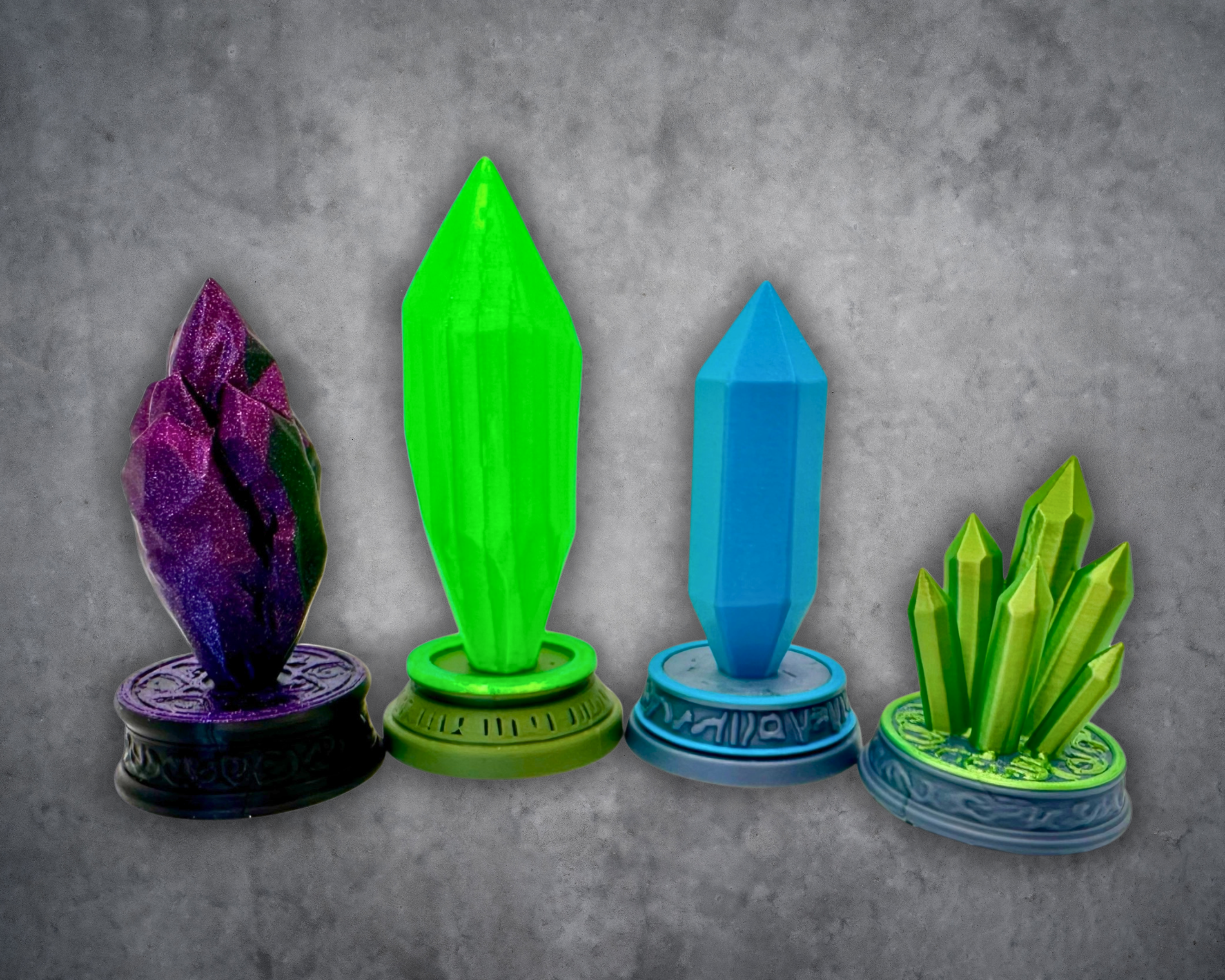 Miniatura 2 do modelo 3D Magic Crystal Terrain Set