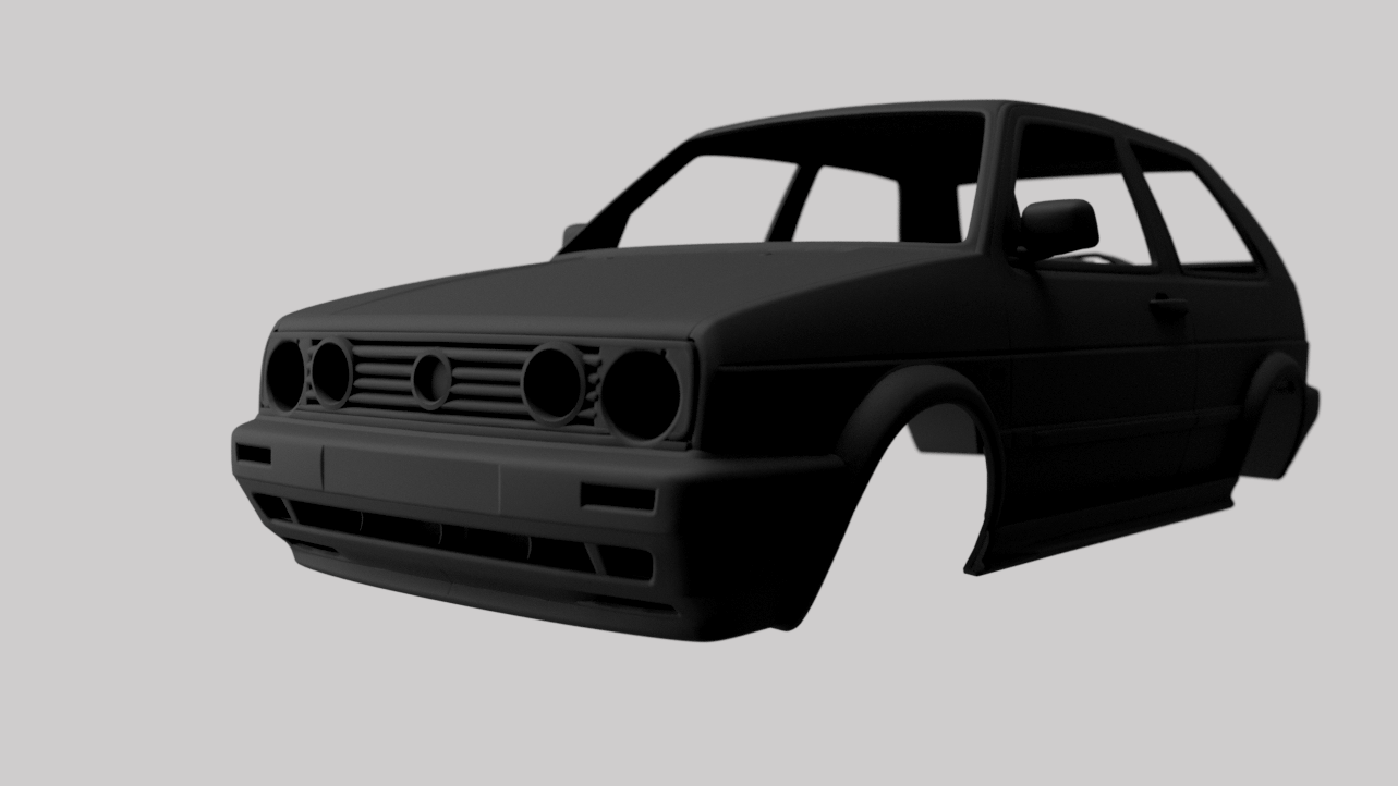 Golf II GTI 1:18 body
