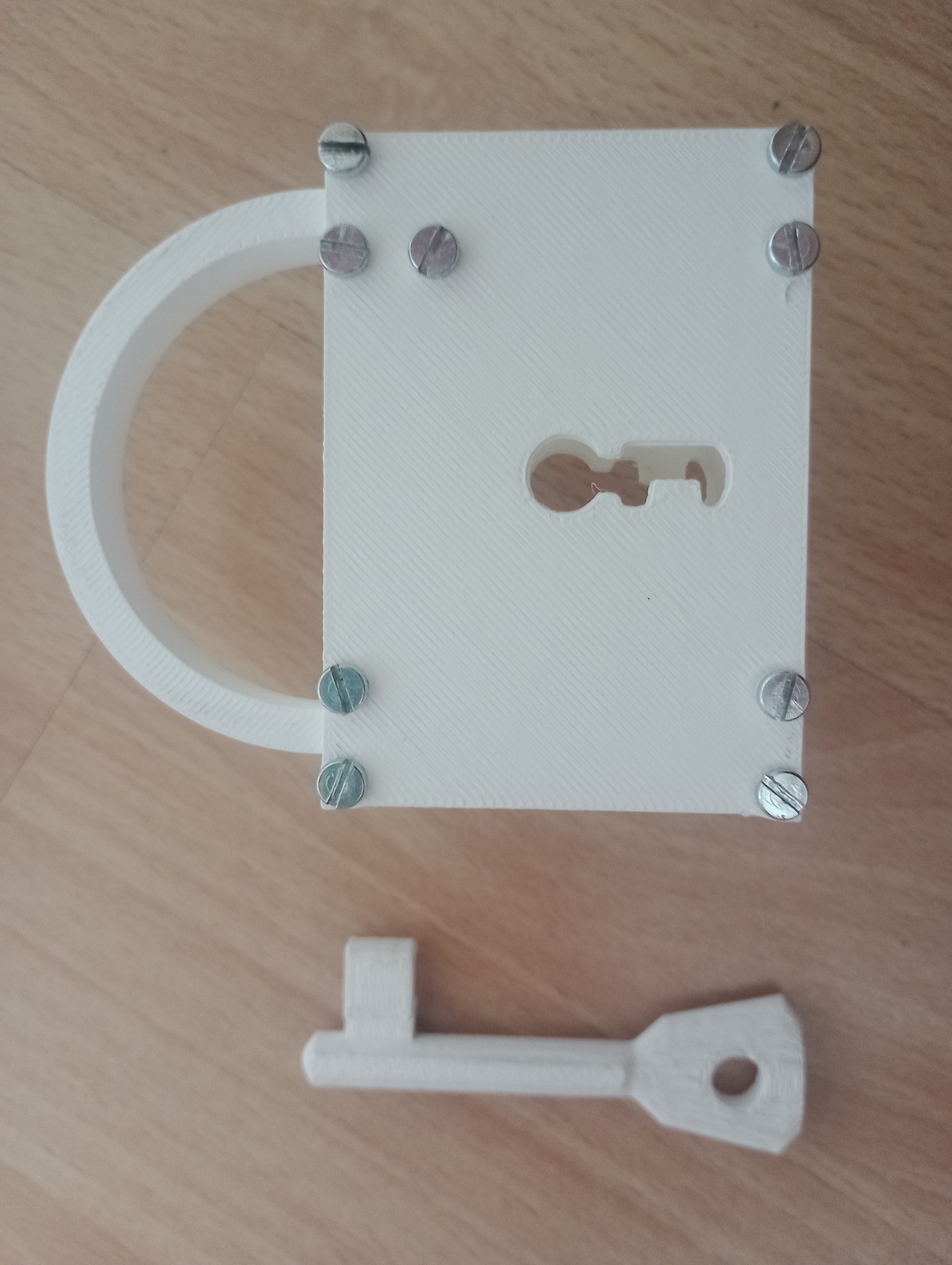 Double sided padlock