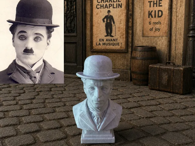 Charlie Spencer Chaplin - Charlot Version — Bust