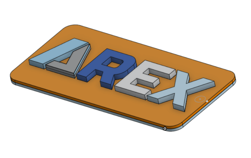 Arex defense logo/keychain