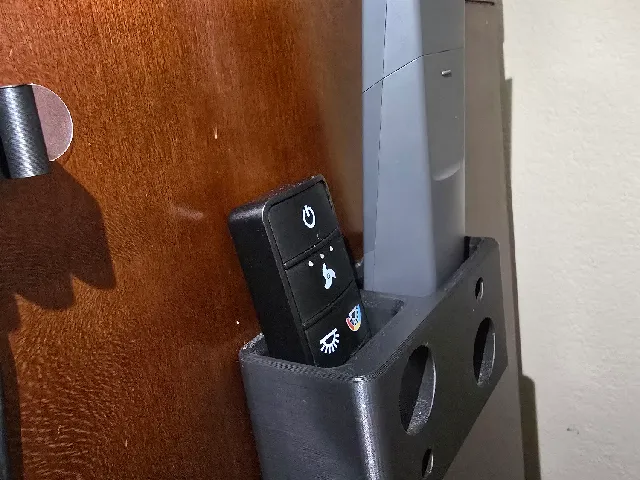 Nightstand Remote Holder – Bedside Organizer Mount