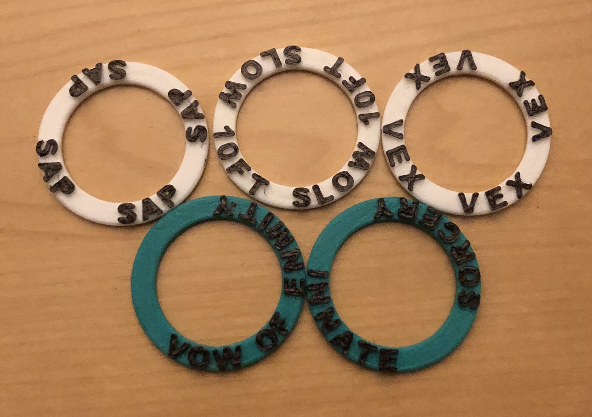 Additional DnD status rings (2024 edition, blank ring, spells & abilities)