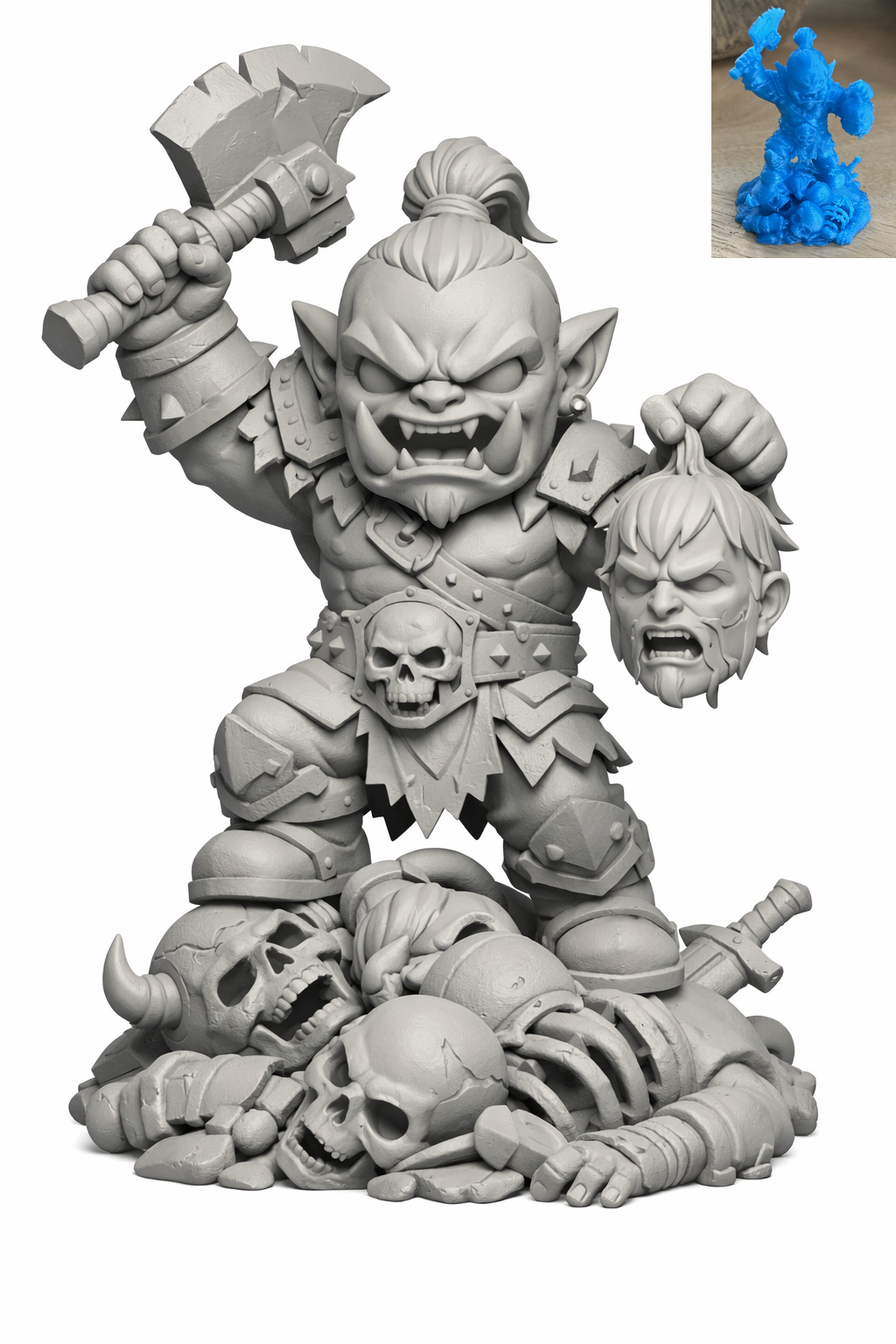 Orc Warrior 3D model by Ninomalbinho