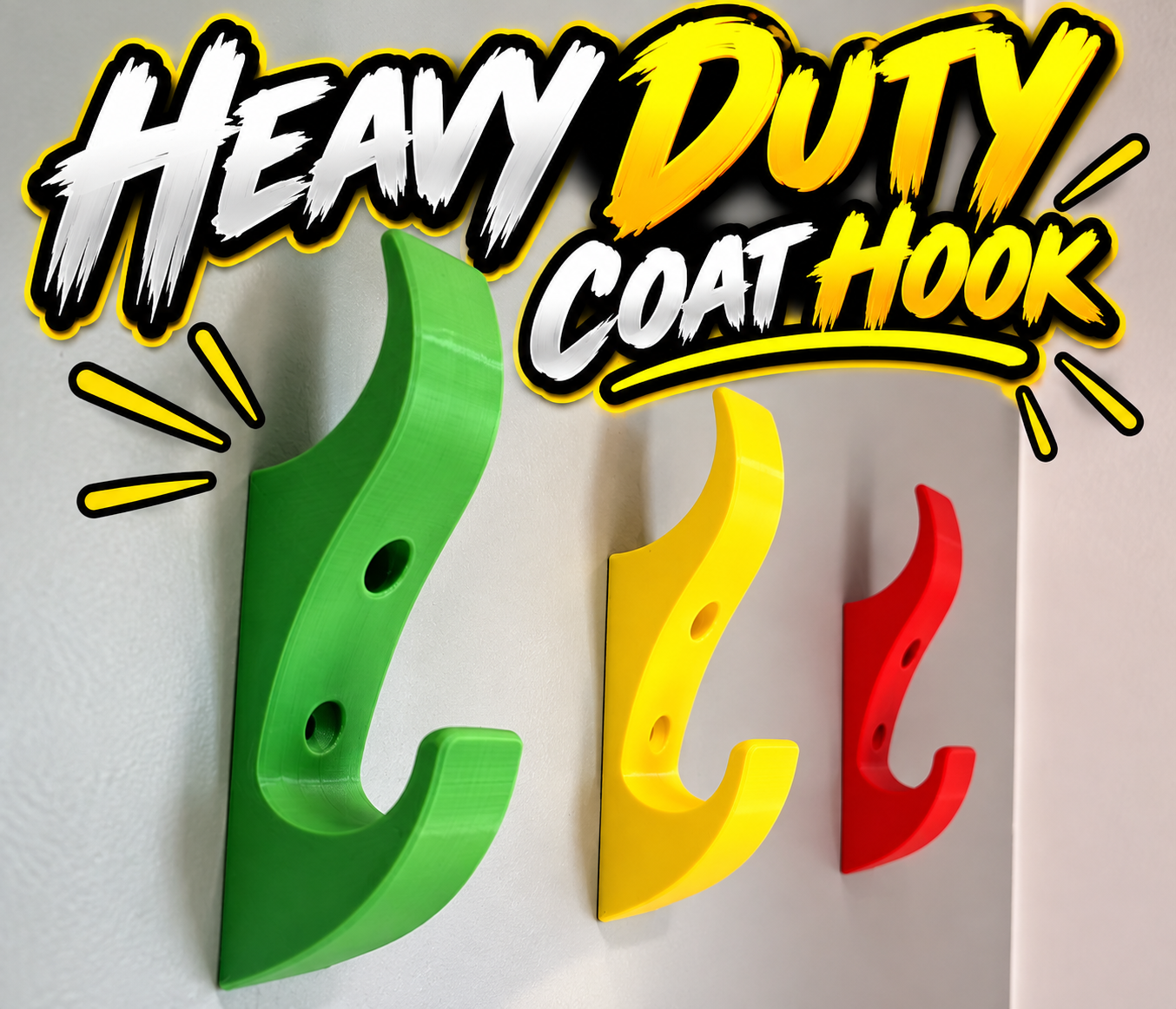 heavy duty coat hook