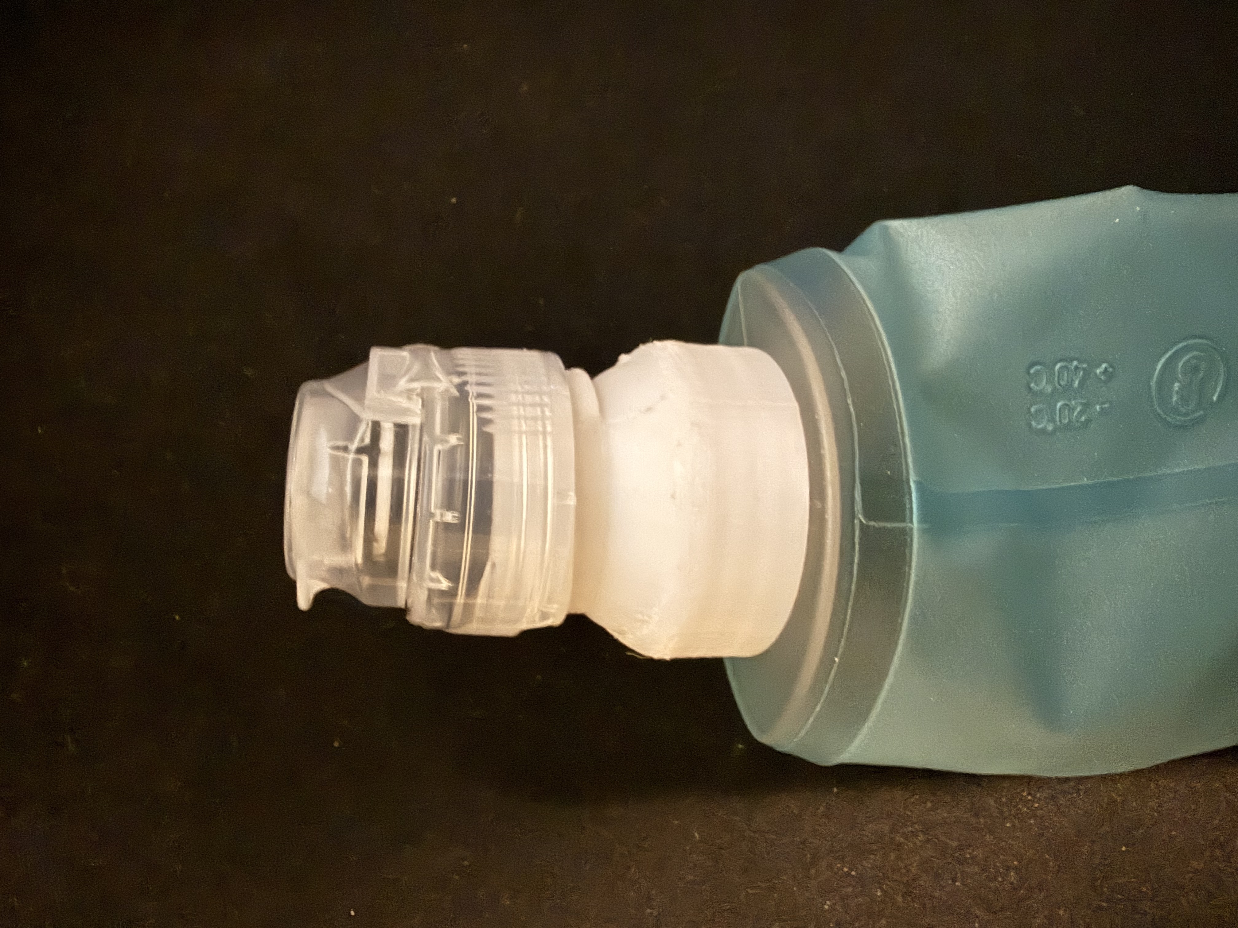 Soft Flask to cap to PC028 1810 pet bottle adapter