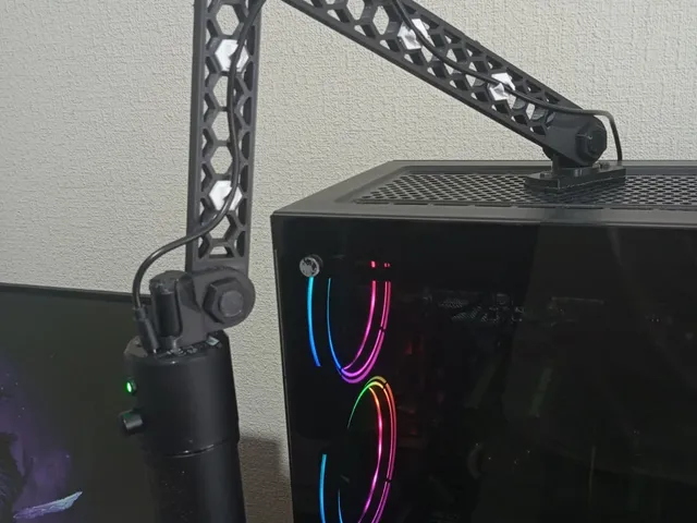 Case Mount for Microphone Arm