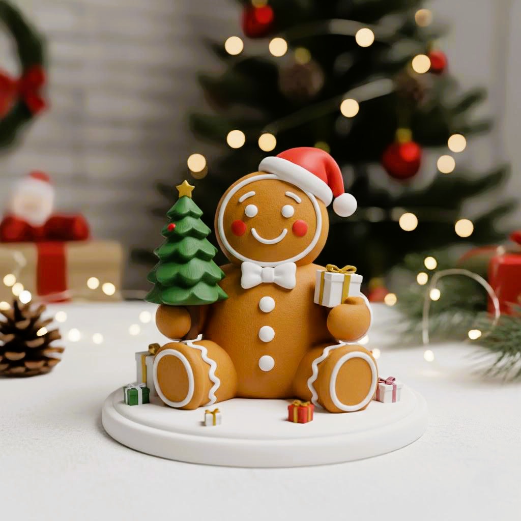 Gingerbread Man Holiday Figurine