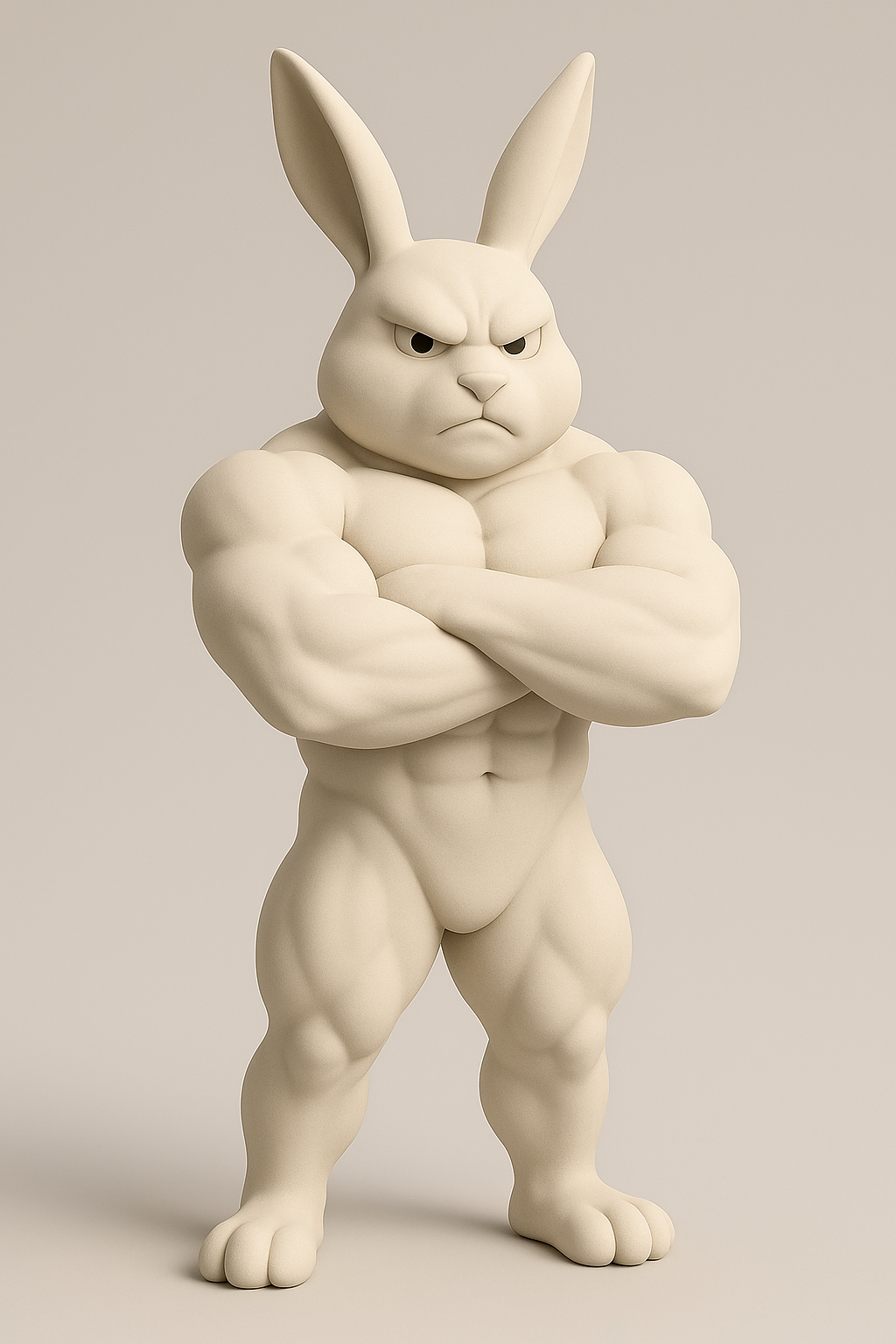 muscular bunny