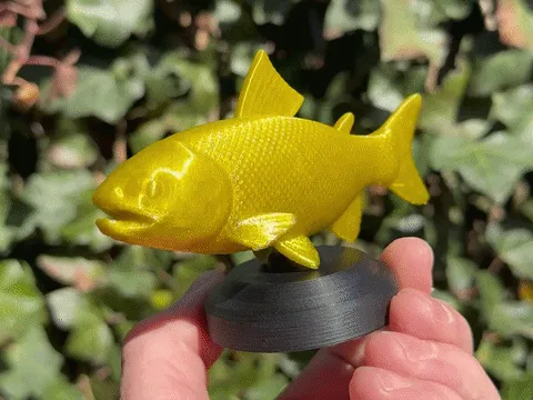 Fantasy Fish for Good Luck β Rainbow Trout Sculpture
