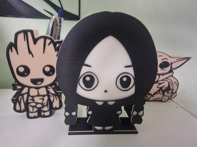 Wednesday Addams dual color wall art