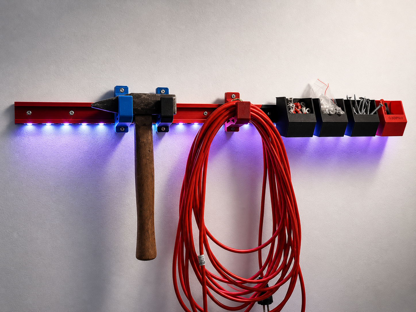 GR-Wall: Modular Garage Wall Track System