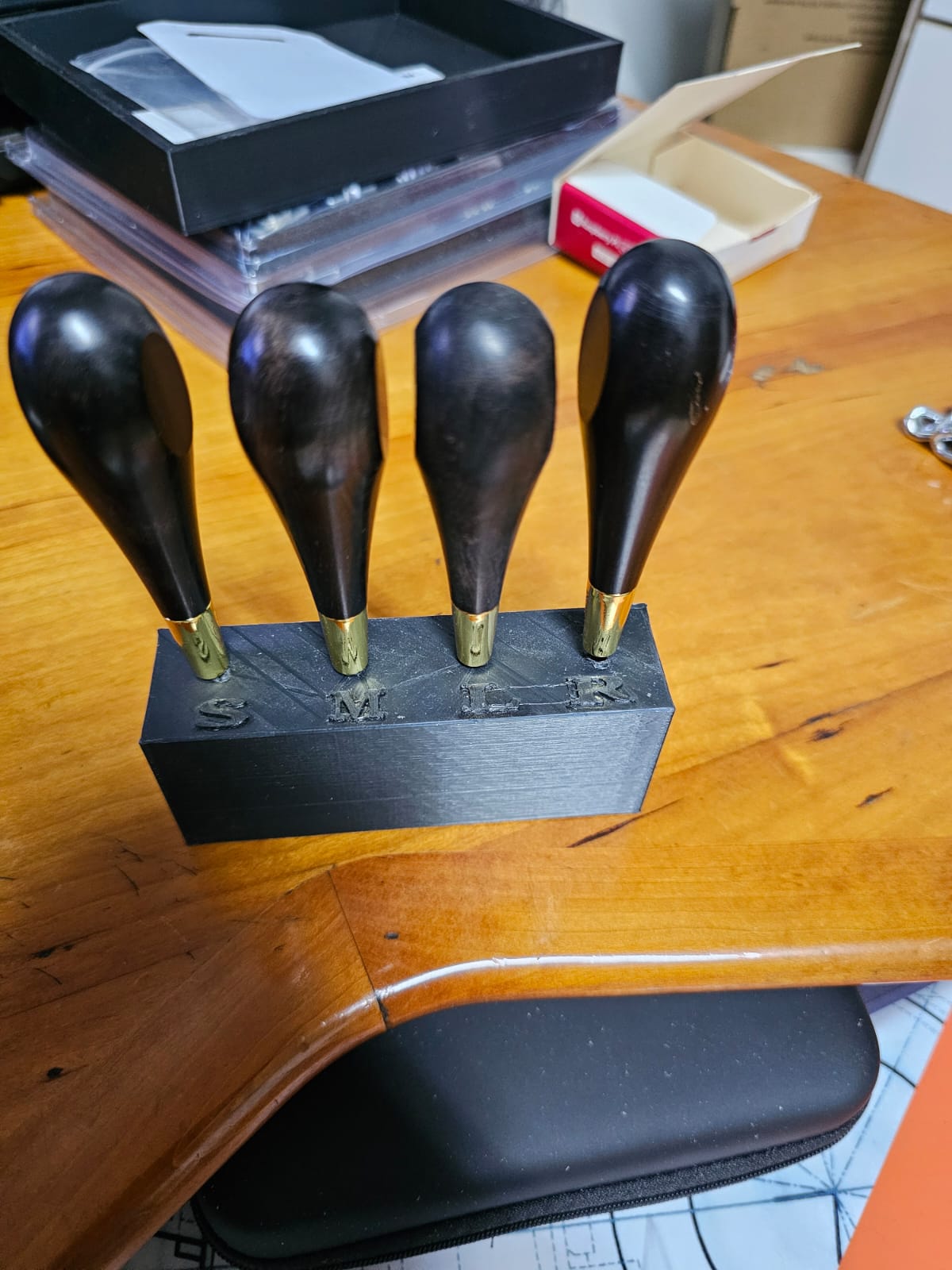 Awl Holder For leatherwork tools