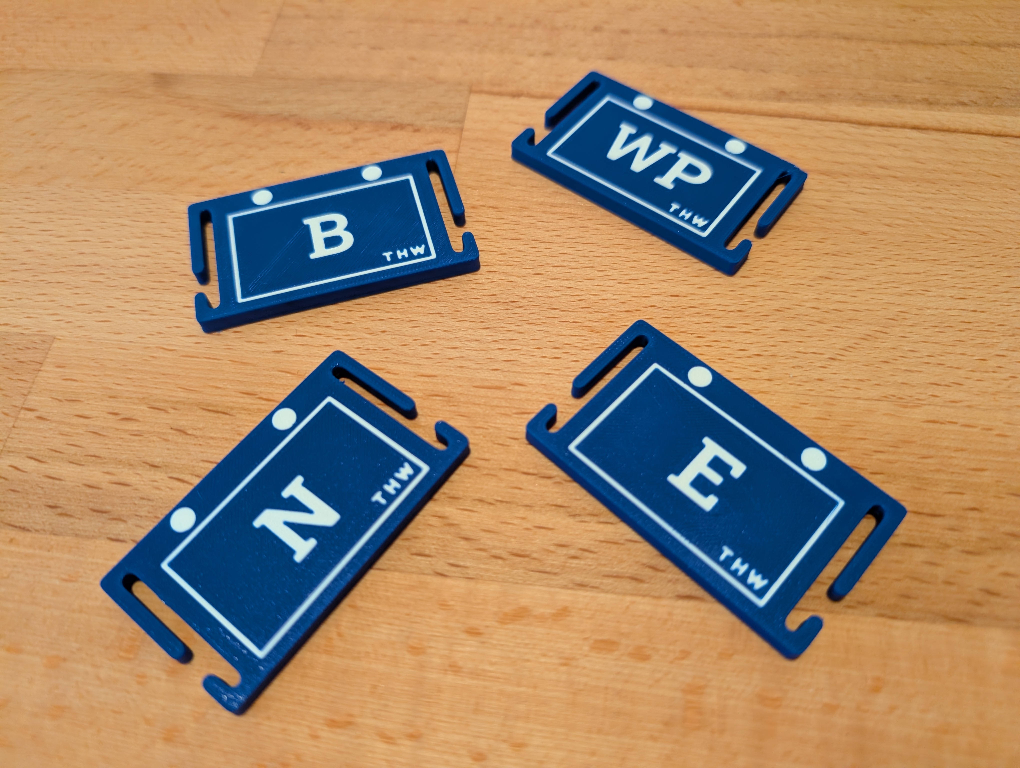 THW Fachgruppen MOLLE Tags