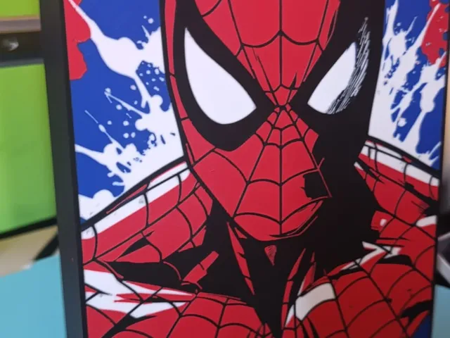 Spider-Man Custom Name Lightbox