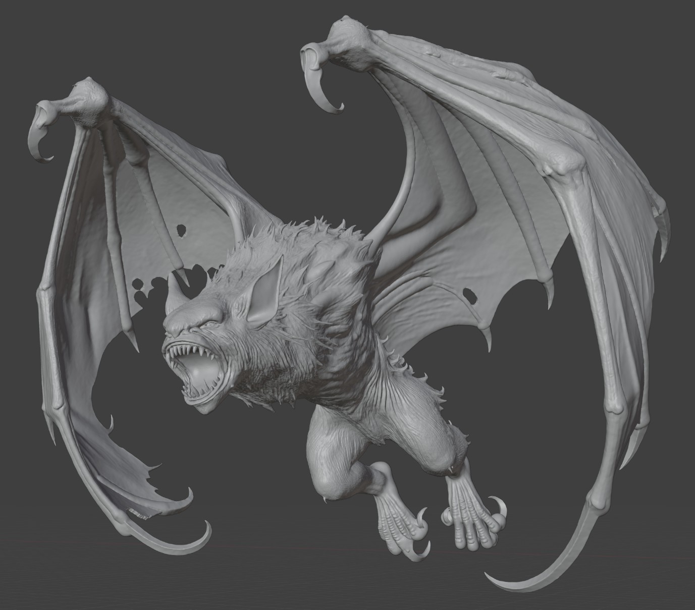 Miniatura 2 do modelo 3D Vampire Bat 1