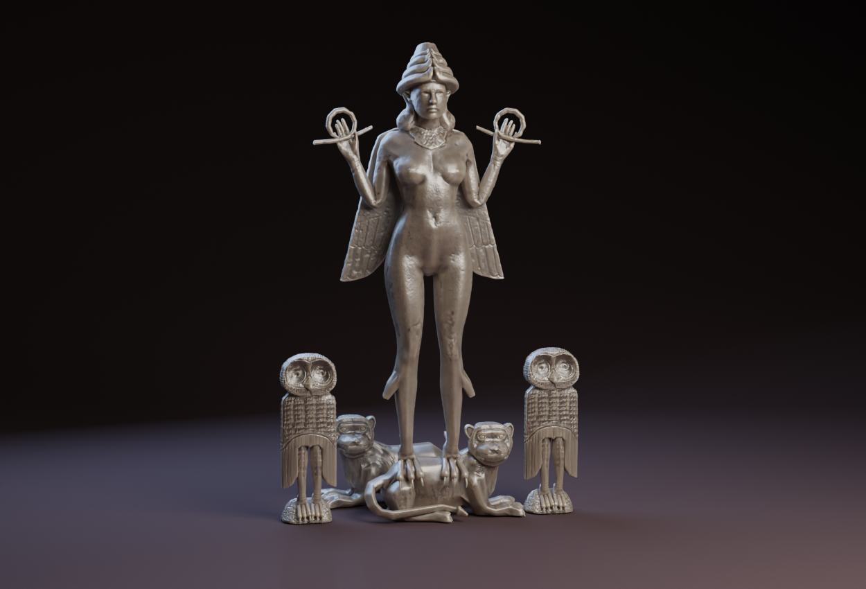Ishtar : Mesopotamian goddess of love, fertility, war, and justice