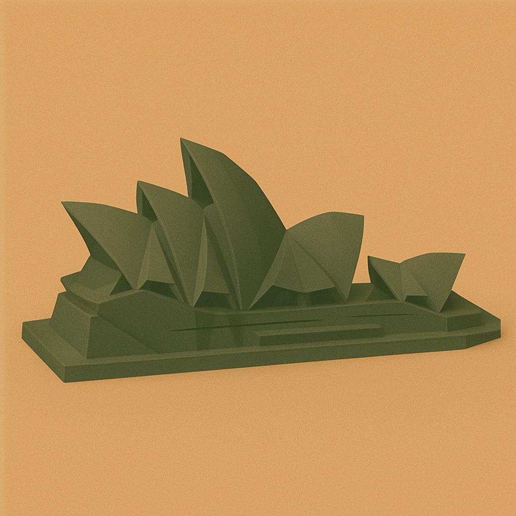 Low Poly Sydney Opera House