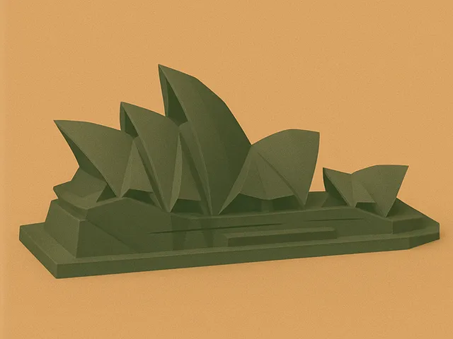 Low Poly Sydney Opera House