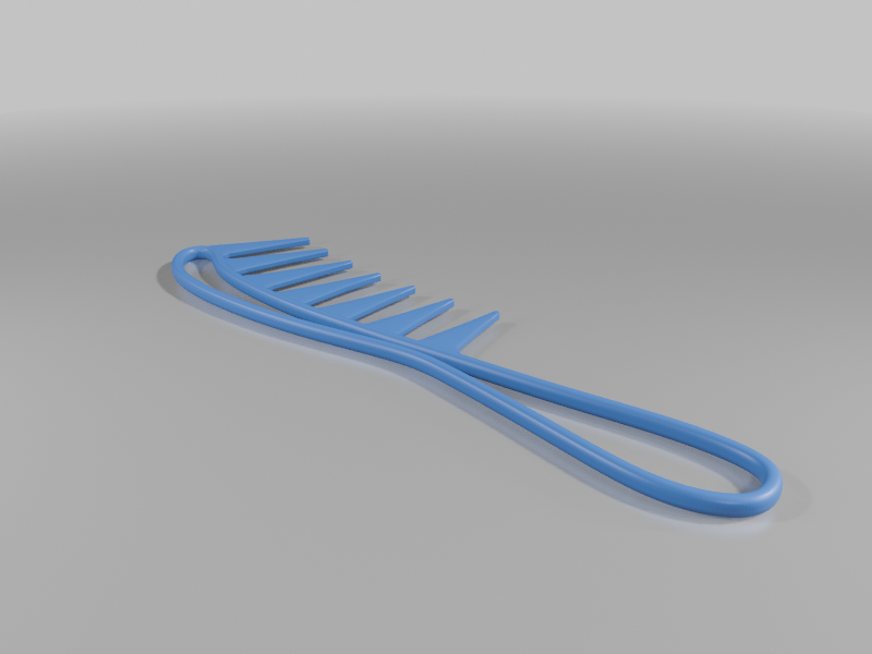 Wide tooth comb