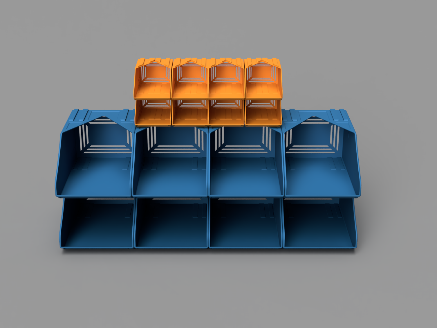 Miniatura 3 do modelo 3D Stackable Interlocking Bins