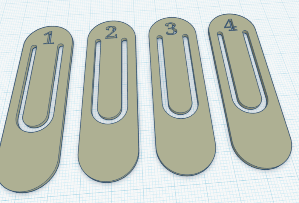 Numbered Bookmarks