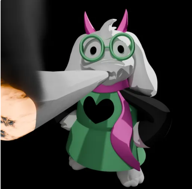Ralsei smoking
