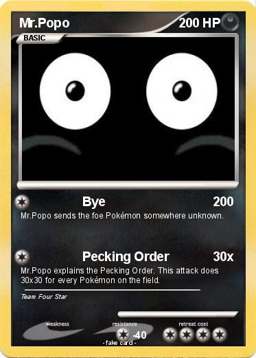 Mr. Popo meme card